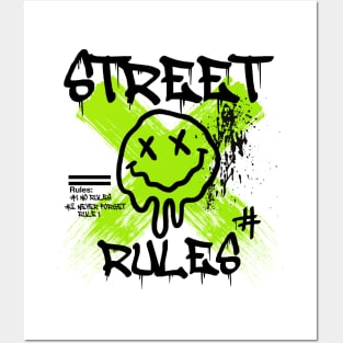 Street Rules Posters and Art